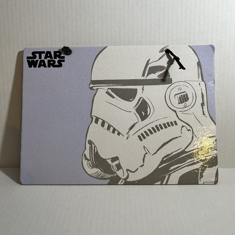 2013 Star Wars Hanging Dry Erase Board Storm Trooper Wall Decoration LucasFilm